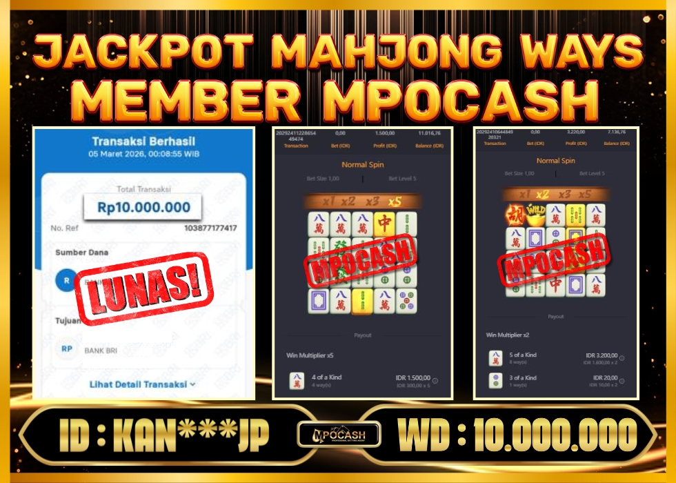 MPOCASH JACKPOT MAHJONG WAYS